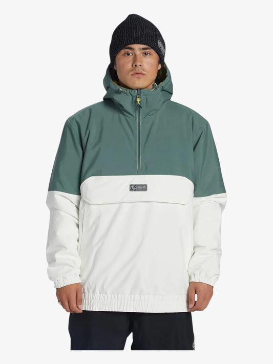 Campera DC Snow Nexus Rev Verde Blanco - Indy