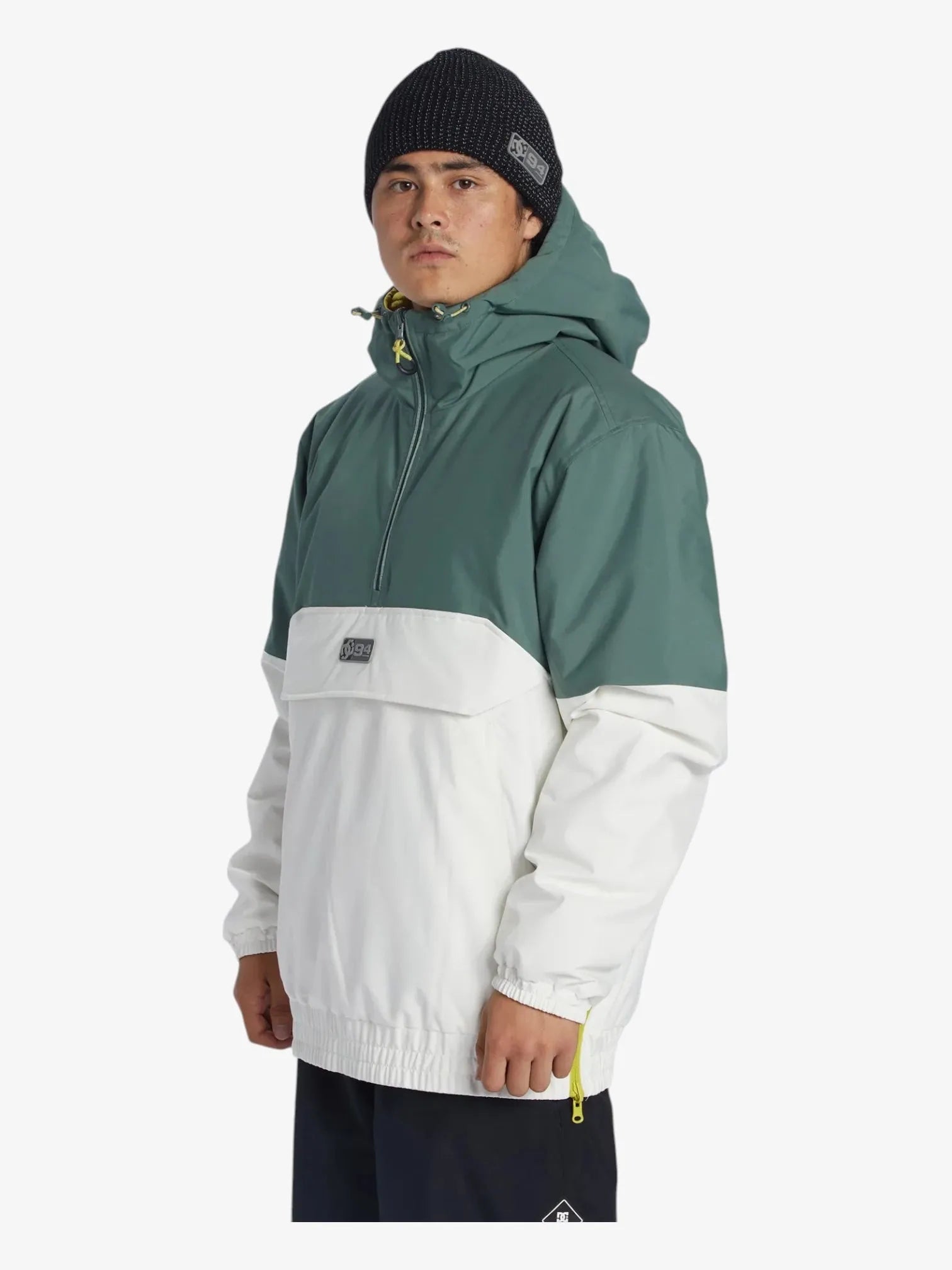 Campera DC Snow Nexus Rev Verde Blanco - Indy