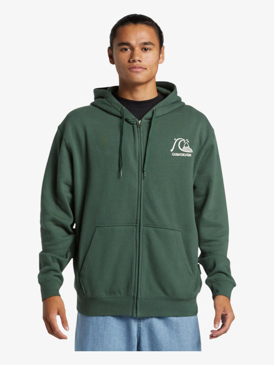 Campera Quiksilver Graphic Verde Ingles - Indy