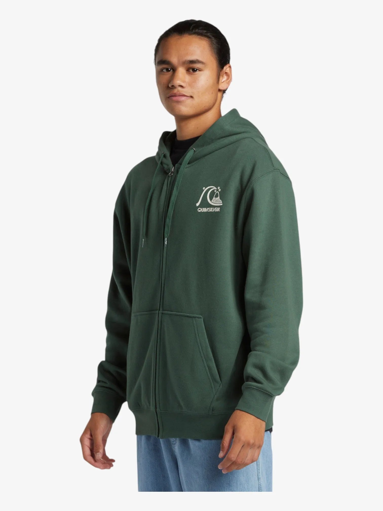 Campera Quiksilver Graphic Verde Ingles - Indy