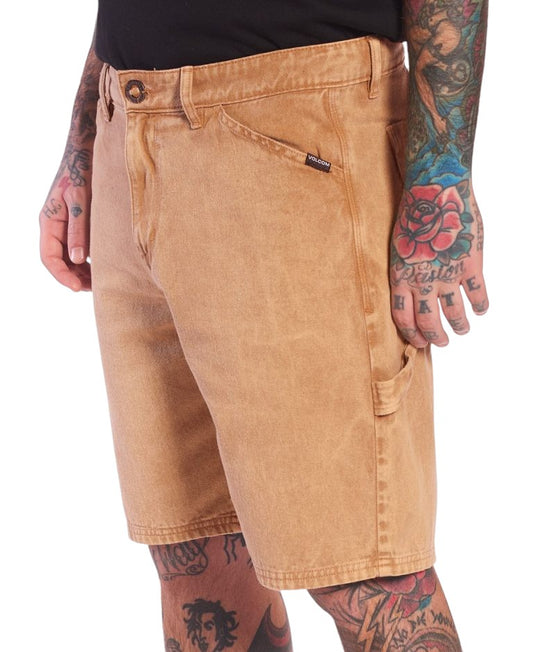 Bermuda Volcom Loose Kraftman 21 Marron