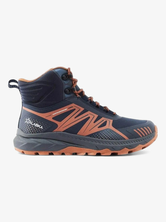 Botas Alaska Aliwen Trekking Azul Naranja