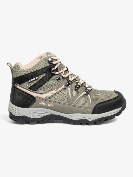 Botas Alaska Jade Waterproof Trekking Mujer Oliva