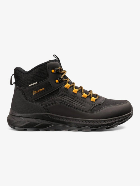 Botas Alaska Jawar Trekking Negro Mostaza