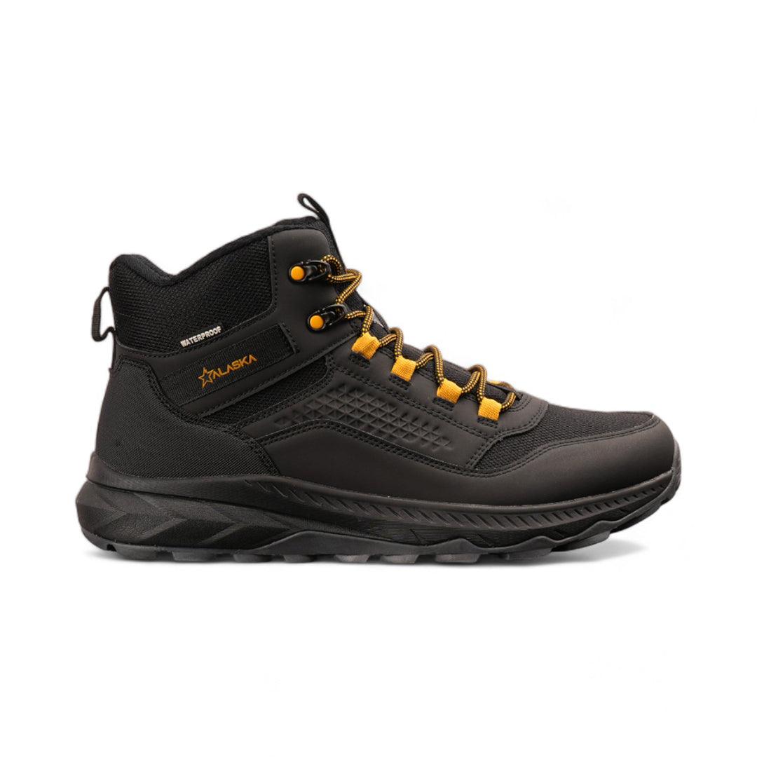 Botas Alaska Jawar Trekking Negro Mostaza - Indy