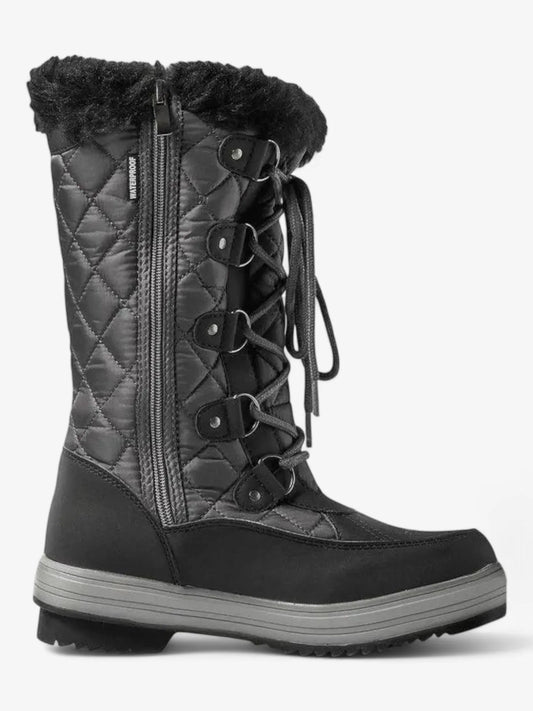 Botas Alaska Zafiro Impermeables Mujer Gris Negro