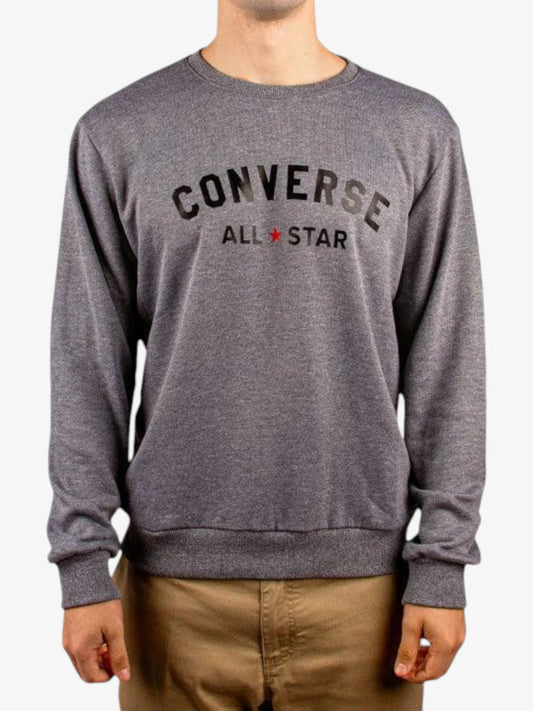 Buzo Converse Crew All Star Gris