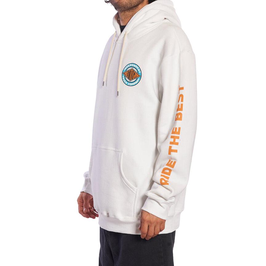 Buzo Independen Fe Hood Double Print Blanco