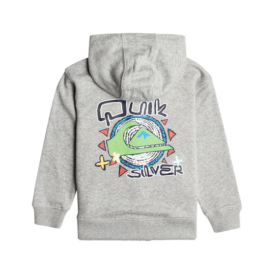 Buzo Quiksilver Vintage Rising Lines Niño Gris - Indy