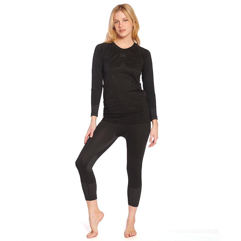 Calza Rip Curl Térmica Seamless Mujer Negro - Indy