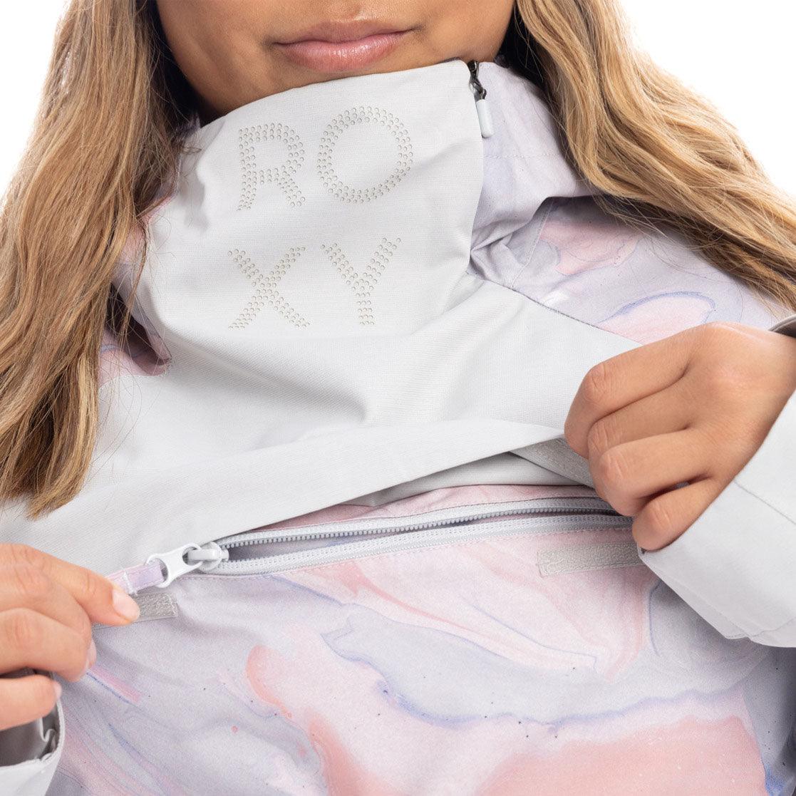 Campera Anorak Snow Roxy Chloe Kim Overhead Lila Pastel - Indy