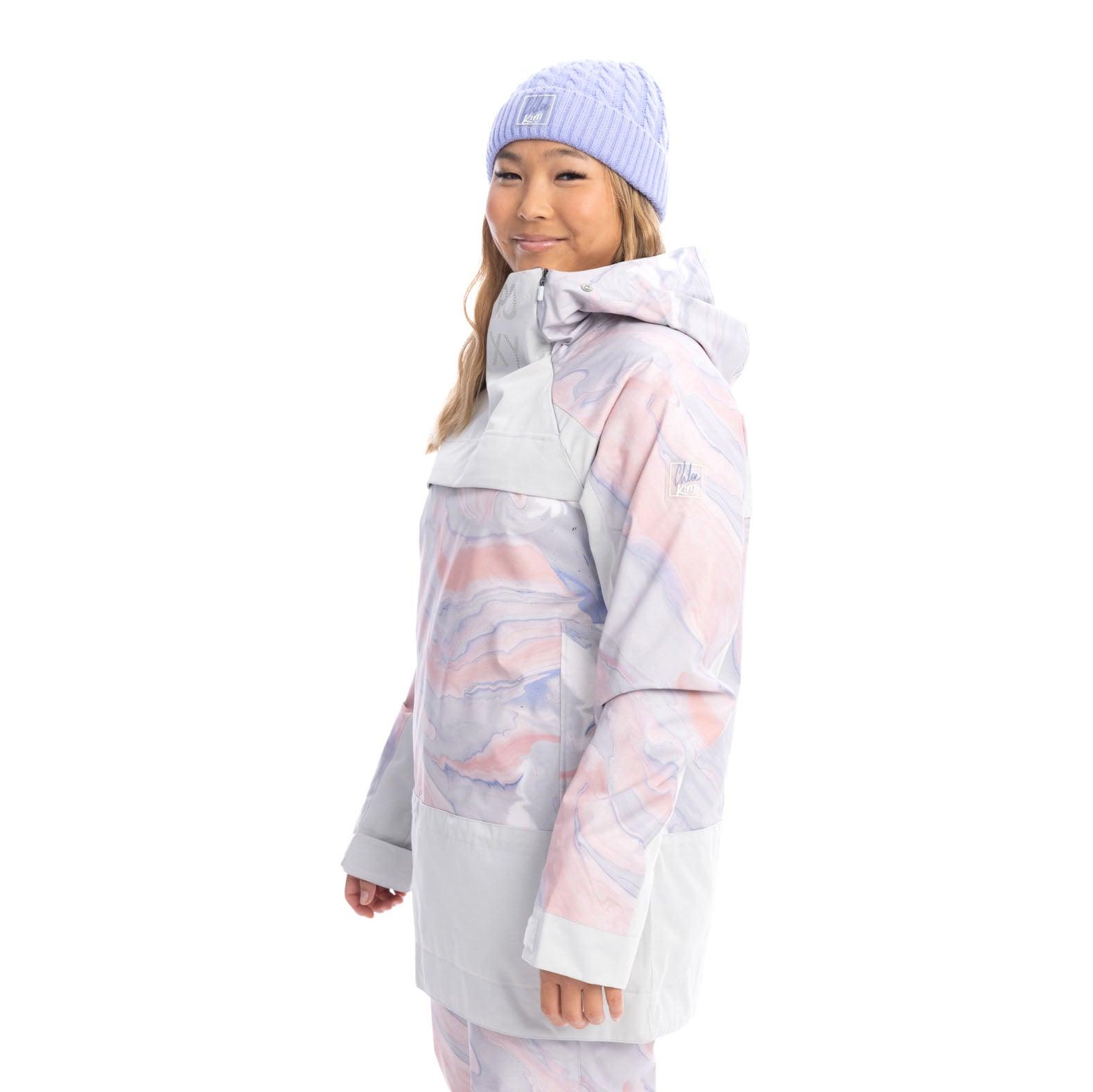 Campera Anorak Snow Roxy Chloe Kim Overhead Lila Pastel - Indy