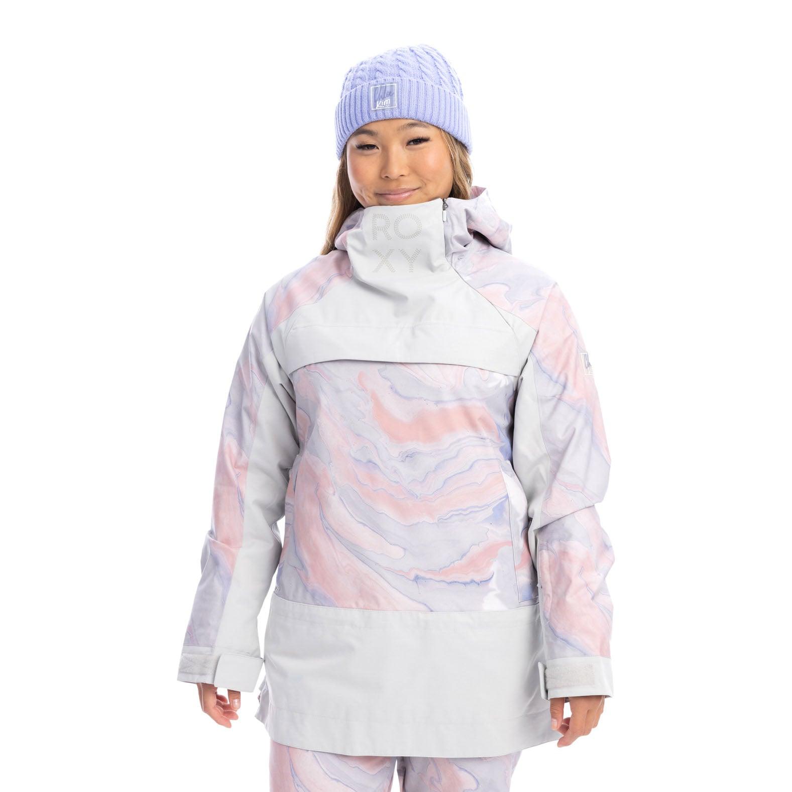 Campera Anorak Snow Roxy Chloe Kim Overhead Lila Pastel - Indy