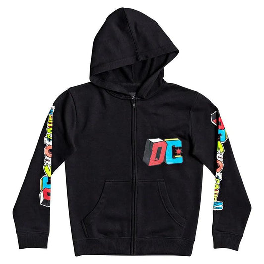 Campera Dc Jumble Up Niño Negro - Indy