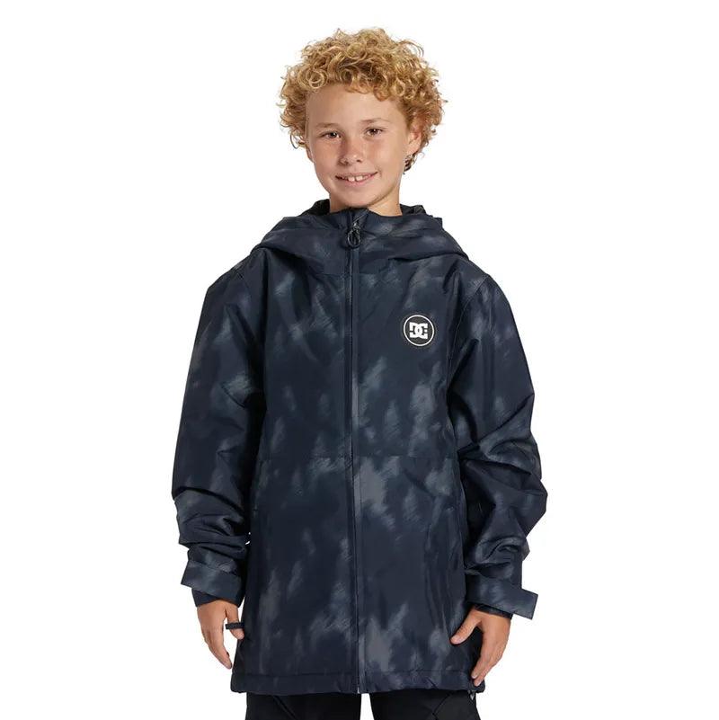 Campera Dc Snow Basis Print Niño Negro - Indy