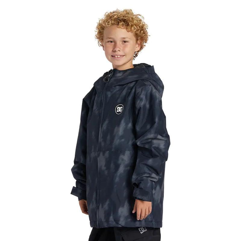 Campera Dc Snow Basis Print Niño Negro - Indy