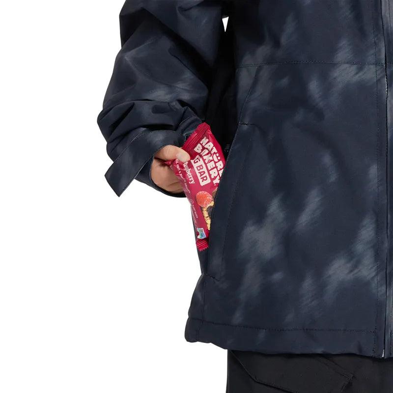 Campera Dc Snow Basis Print Niño Negro - Indy