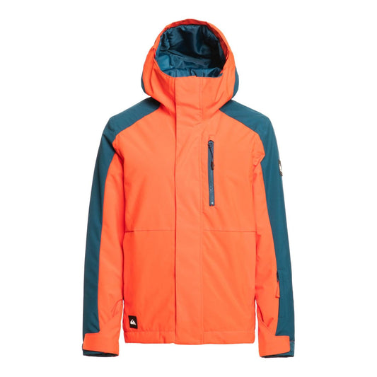 Campera Niño Quiksilver Snow Mission Block Niño Naranja Azul - Indy