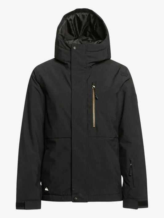 Campera Niño Quiksilver Snow Mission Solid Negro