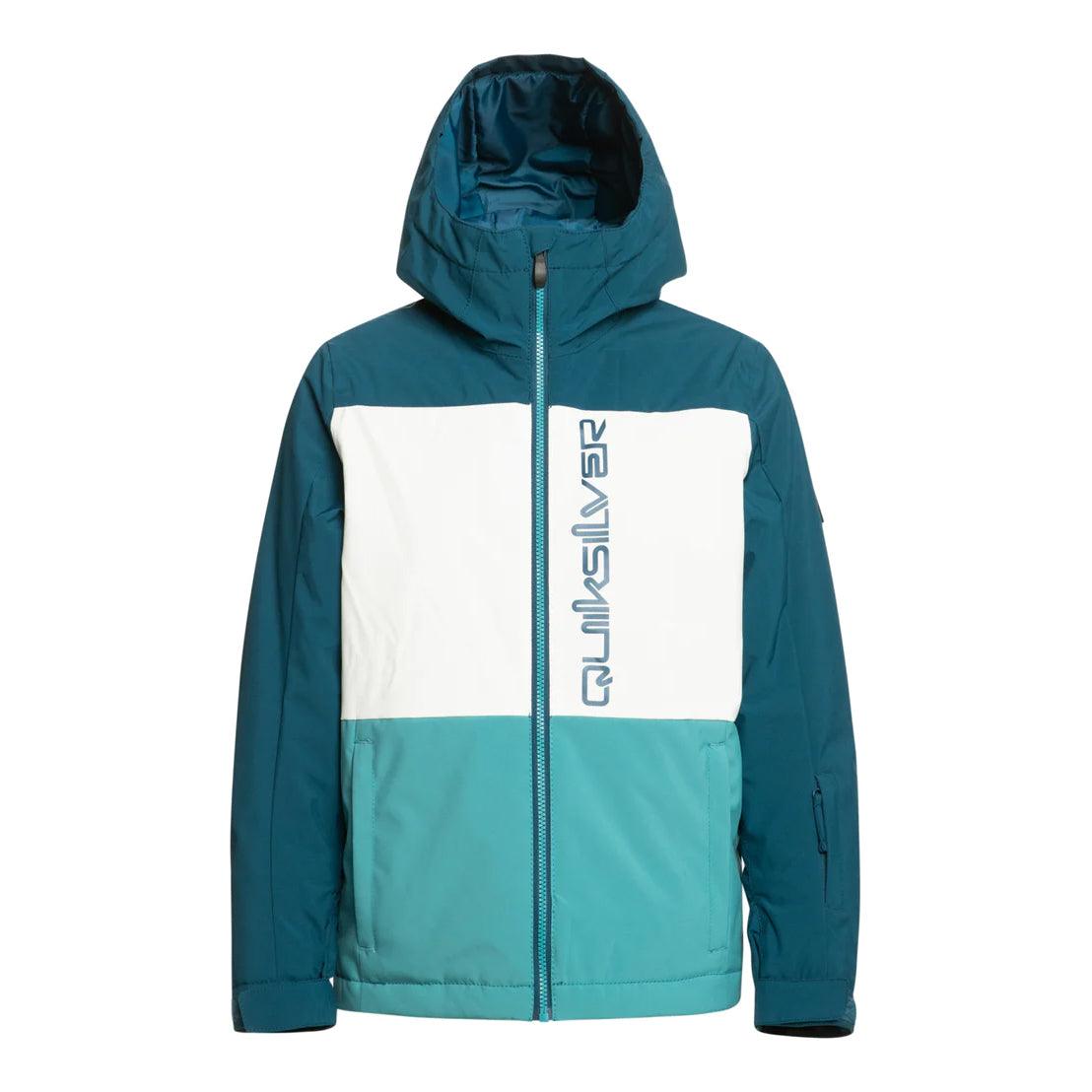 Campera Niño Snow Quiksilver Side Hit Niño Azul Blanco - Indy