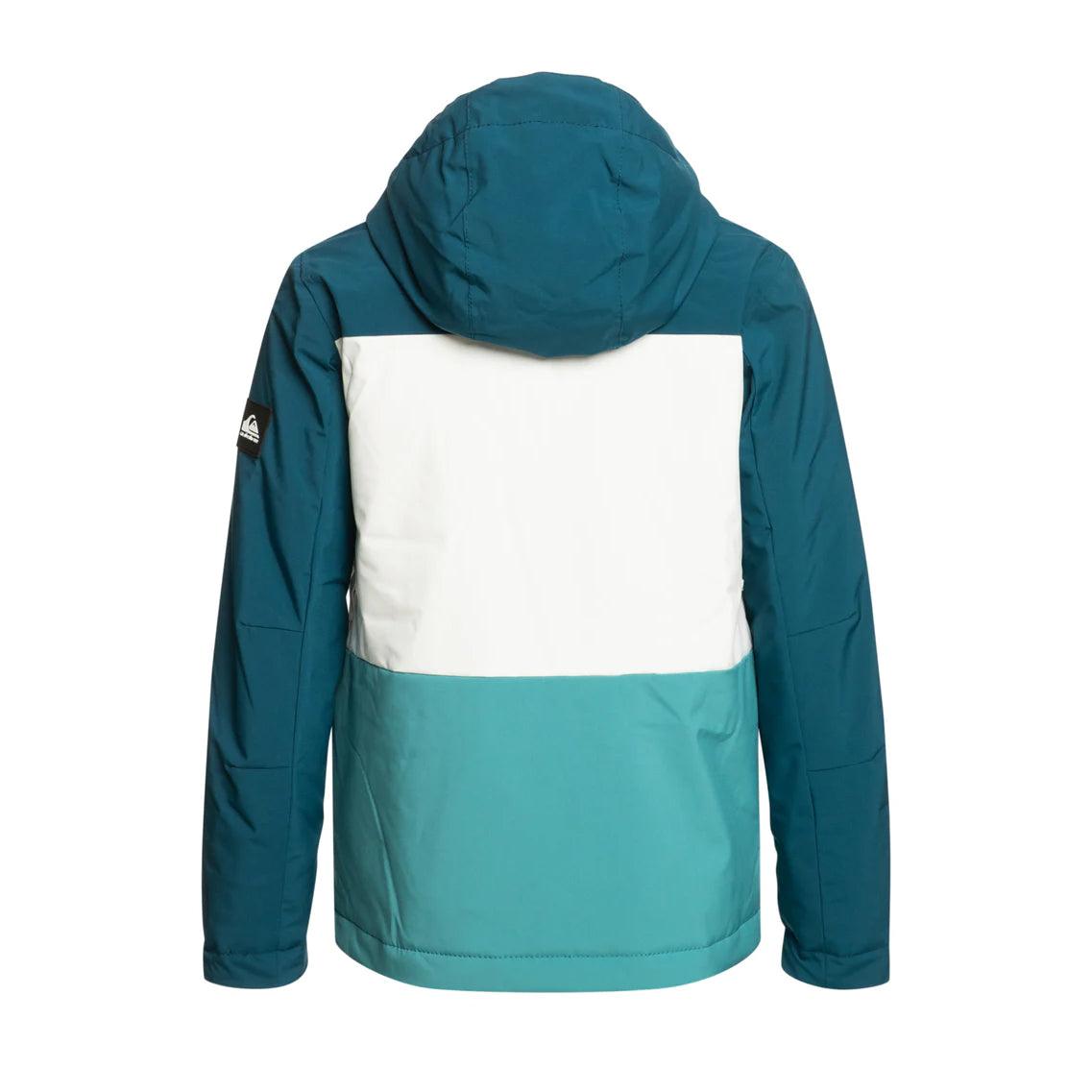 Campera Niño Snow Quiksilver Side Hit Niño Azul Blanco - Indy