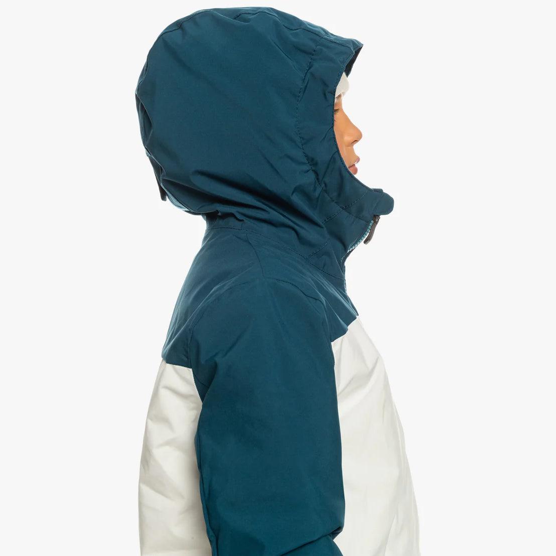 Campera Niño Snow Quiksilver Side Hit Niño Azul Blanco - Indy