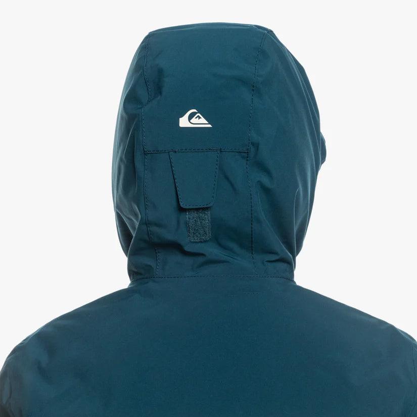 Campera Niño Snow Quiksilver Side Hit Niño Azul Blanco - Indy