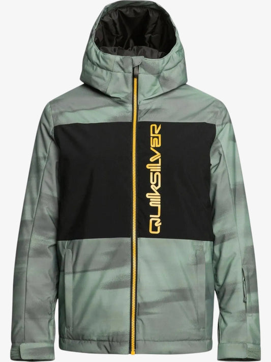 Campera Niño Snow Quiksilver Side Hit Niño Verde Amarillo