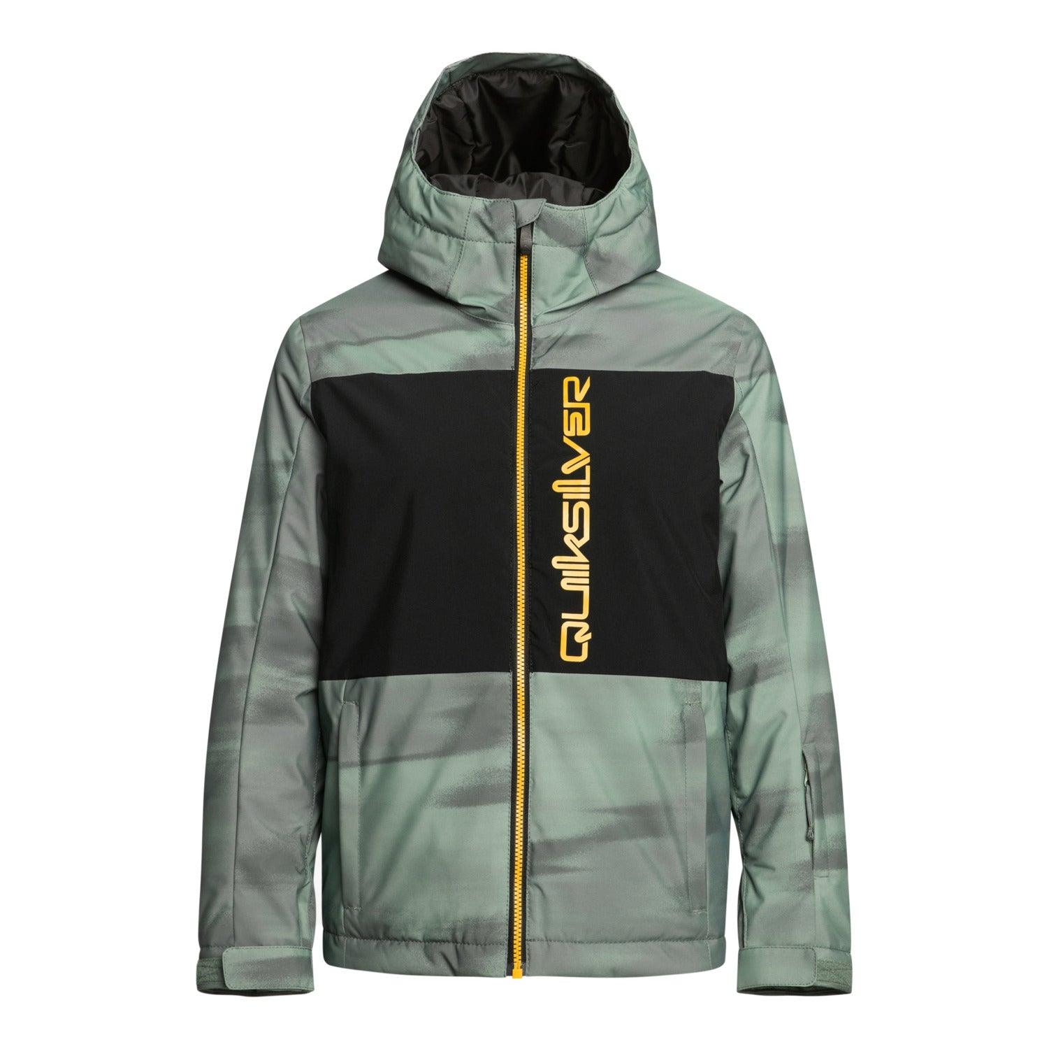 Campera Niño Snow Quiksilver Side Hit Niño Verde Amarillo - Indy