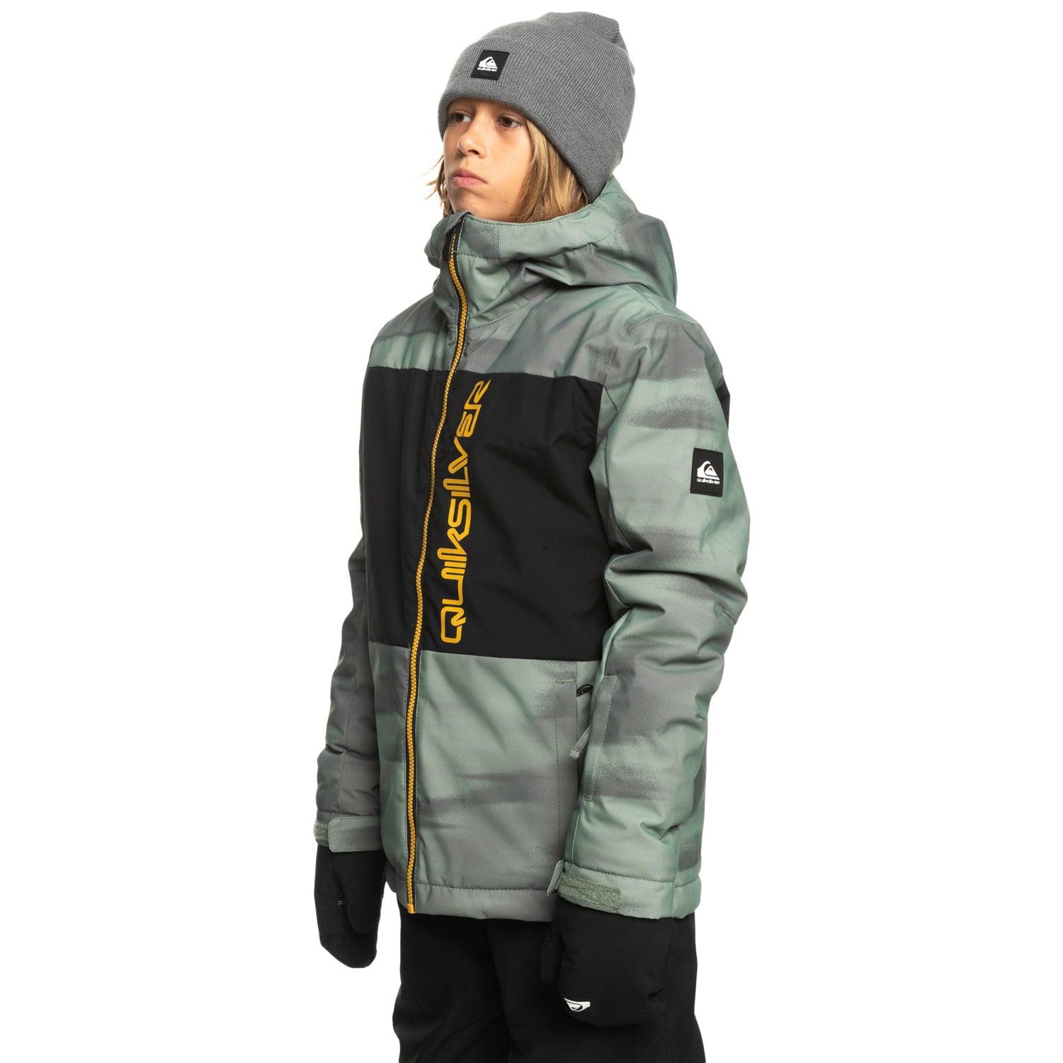 Campera Niño Snow Quiksilver Side Hit Niño Verde Amarillo - Indy