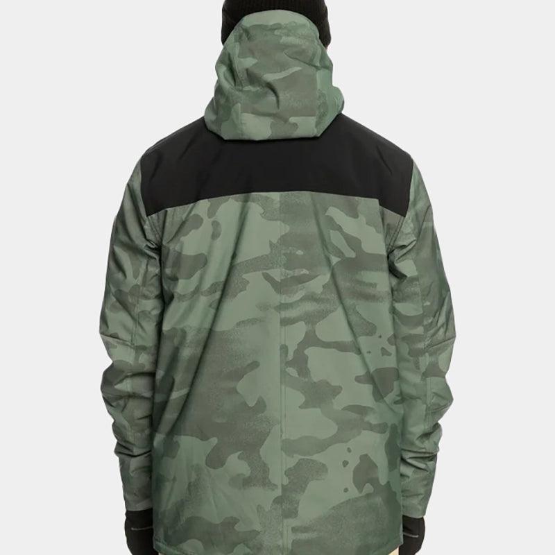 Campera Quiksilver Snow Fairbanks Verde Camuflado - Indy