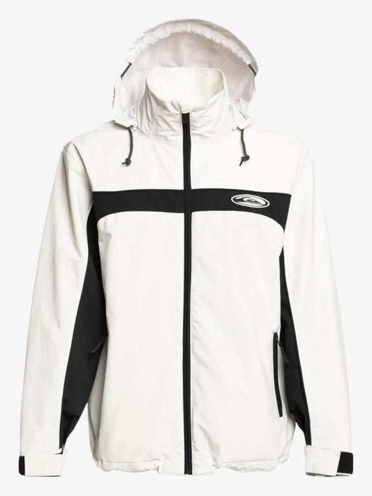 Campera Quiksilver Snow Live Wire Blanco Negro