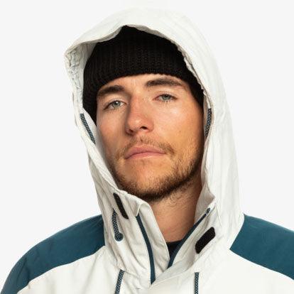 Campera Quiksilver Snow Radicalo Blanco Azul - Indy