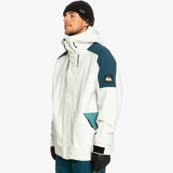 Campera Quiksilver Snow Radicalo Blanco Azul - Indy