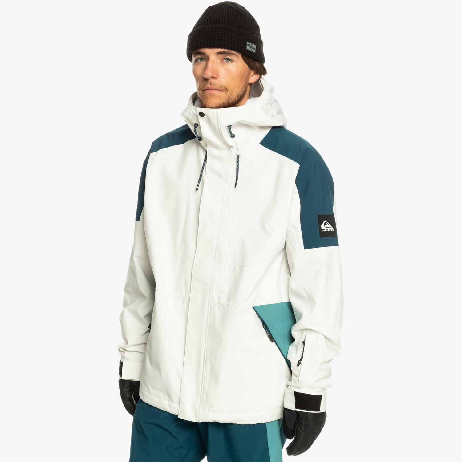 Campera Quiksilver Snow Radicalo Blanco Azul - Indy