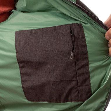 Campera Quiksilver Wolf Shoulders Gris Oscuro Verde - Indy