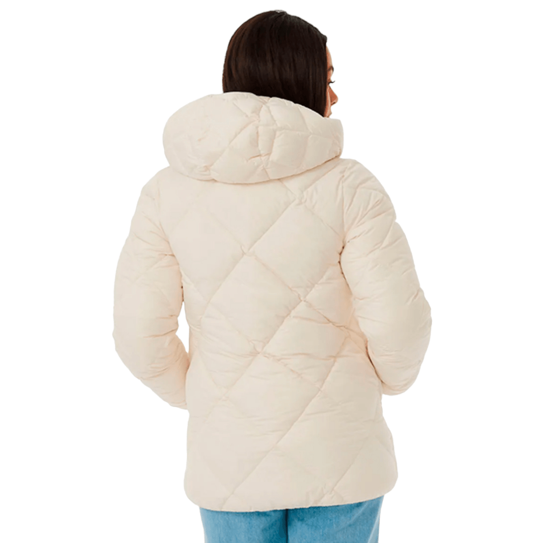 Campera Rip Curl Puffer Antis Shorebreak Mujer Blanco - Indy