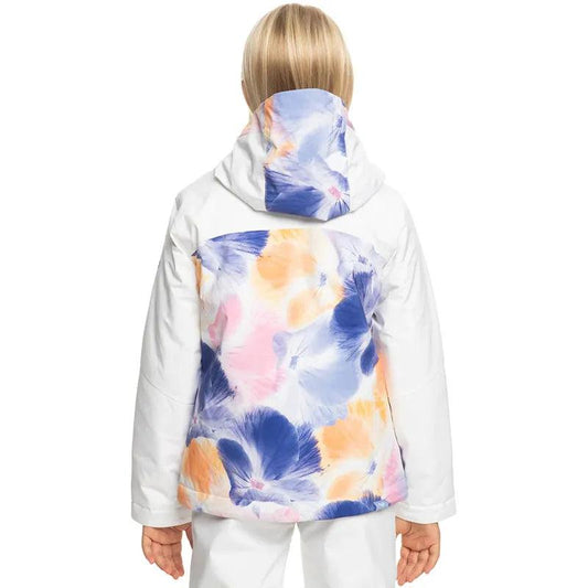 Campera Roxy Snow Greywood Niña Blanco Multicolor - Indy