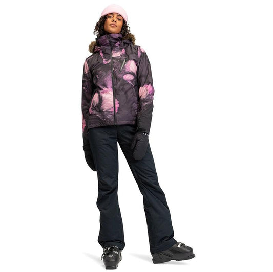 Campera Roxy Snow Jet Ski Premium Negro Violeta - Indy