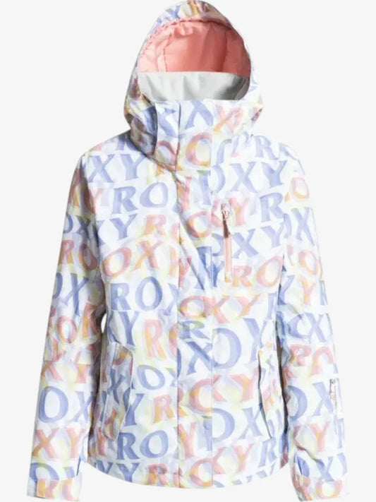 Campera Roxy Snow Jetty Niña Lila Pastel