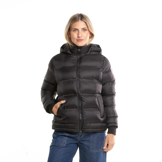 Campera Rusty Pop Scene Puffer Mujer Negro - Indy