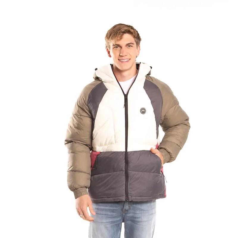 Campera Rusty Youkulet Oliva Crema Gris Oscuro - Indy