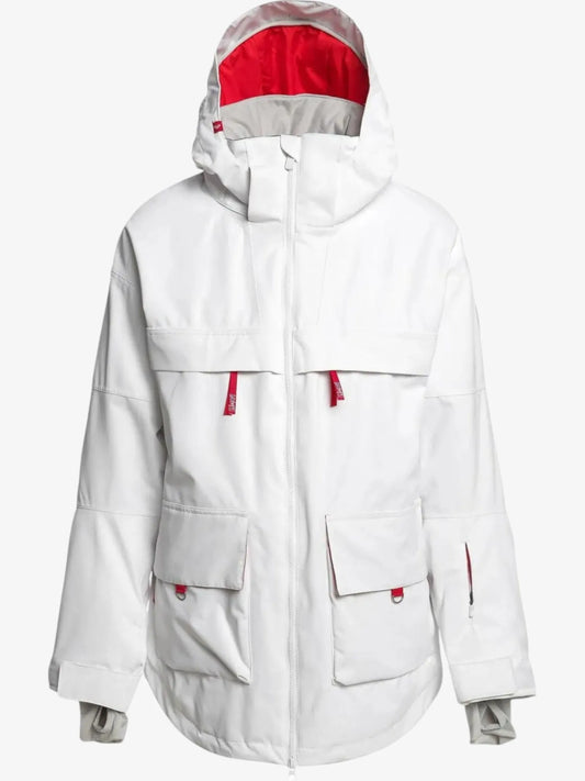 Campera Snow Roxy Chloe Kim Blanco