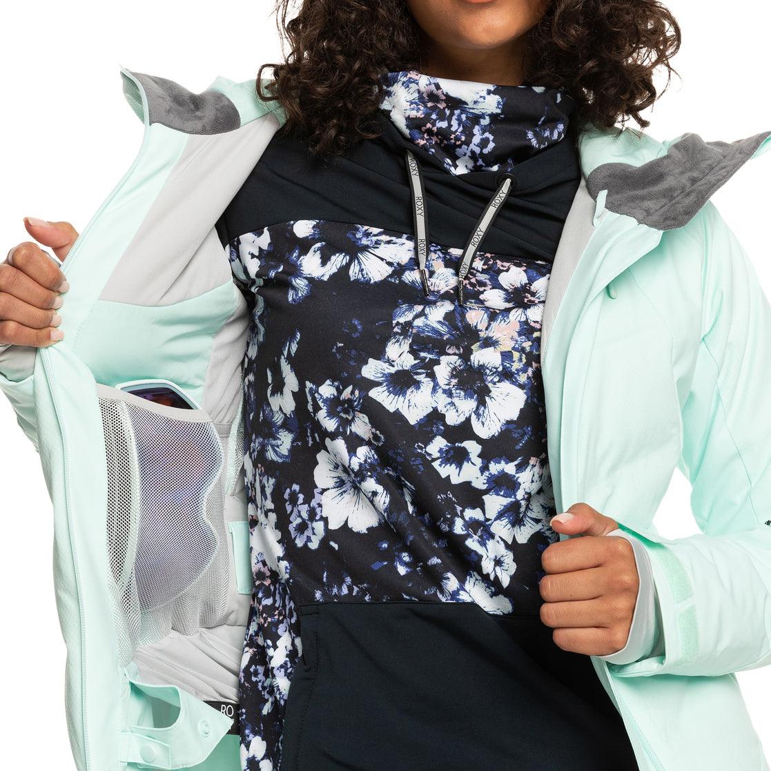 Campera Snow Roxy Dusk Verde Agua - Indy