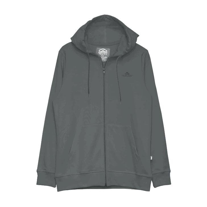 Campera Trown Zip Logo Circle Gris - Indy