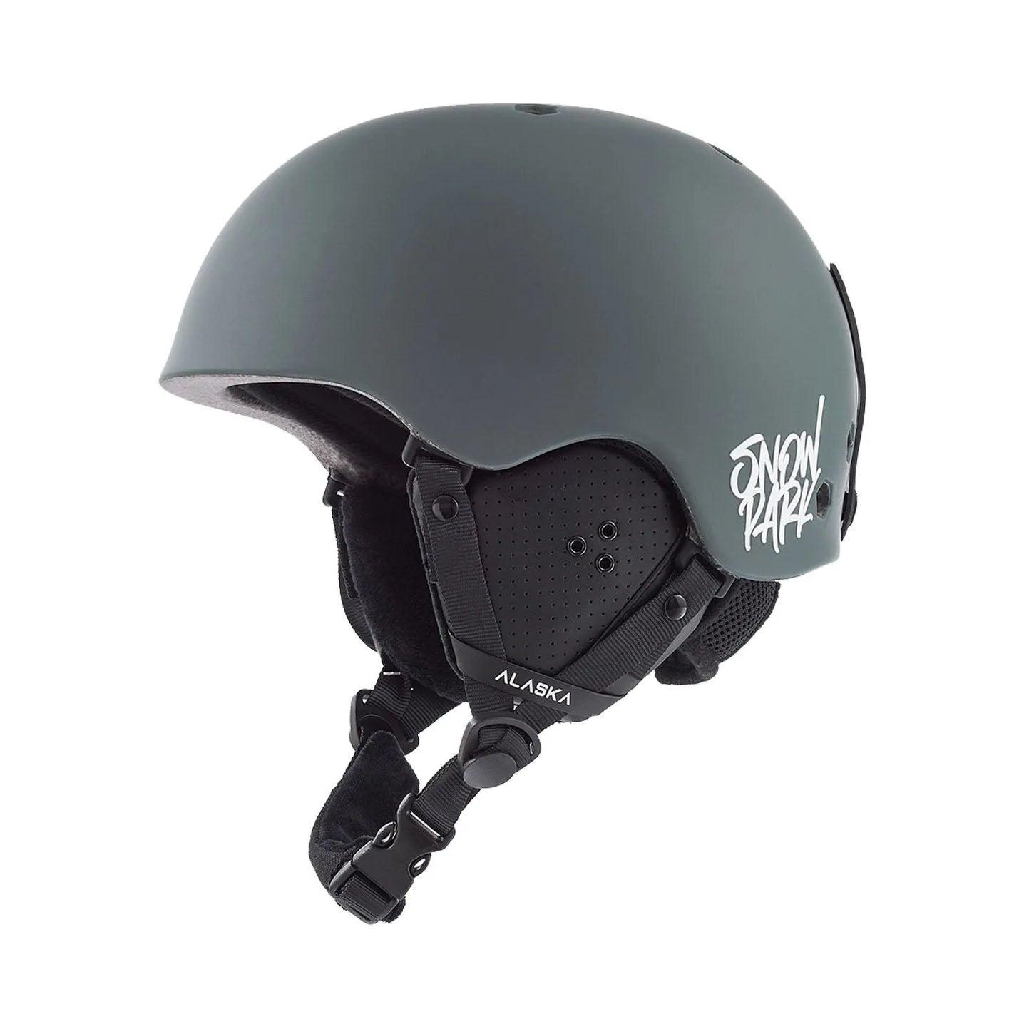 Casco Alaska Snowpark Ski Snowboard Unisex Gris - Indy