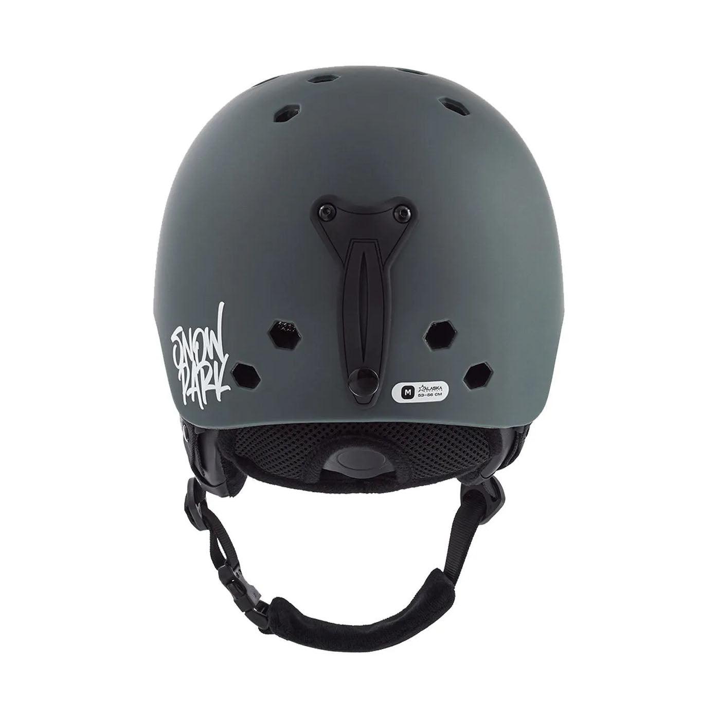 Casco Alaska Snowpark Ski Snowboard Unisex Gris - Indy