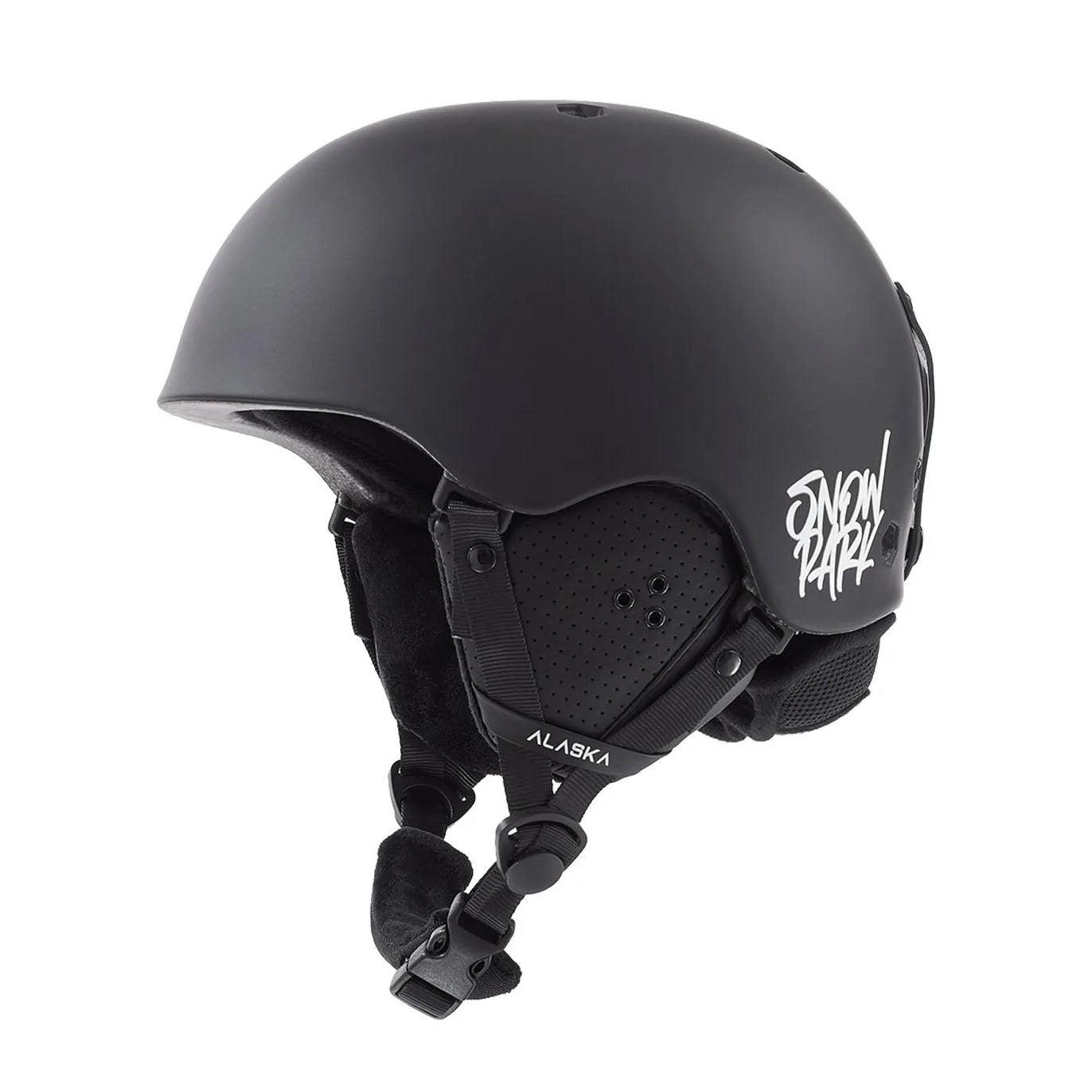 Casco Alaska Snowpark Ski Snowboard Unisex Negro - Indy