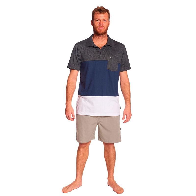 Chomba Rip Curl Std Rapture Divisions Blanco Gris Azul - Indy