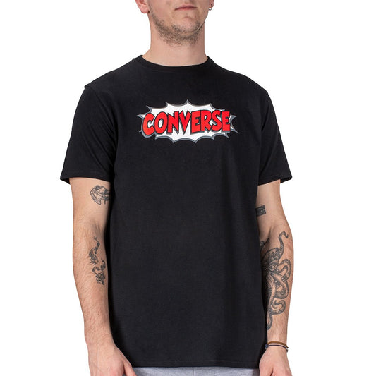 Remera Converse Comic Negro